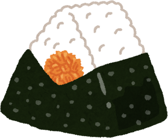 Salmon Onigiri Illustration